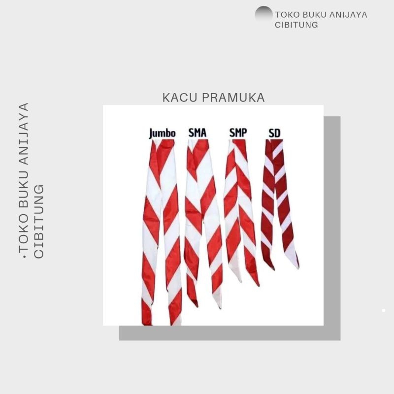 

KACU PRAMUKA SD,SMP,SMA,JUMBO SATIN / KACU PRAMUKA BERKUALITAS