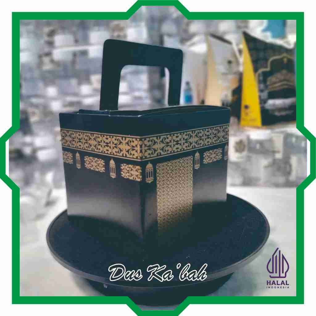 

RB Dus Model Ka'bah l Box Dus Ka'bah Hitam Oleh Oleh Haji Dan Umrah 1 Pack Isi 50