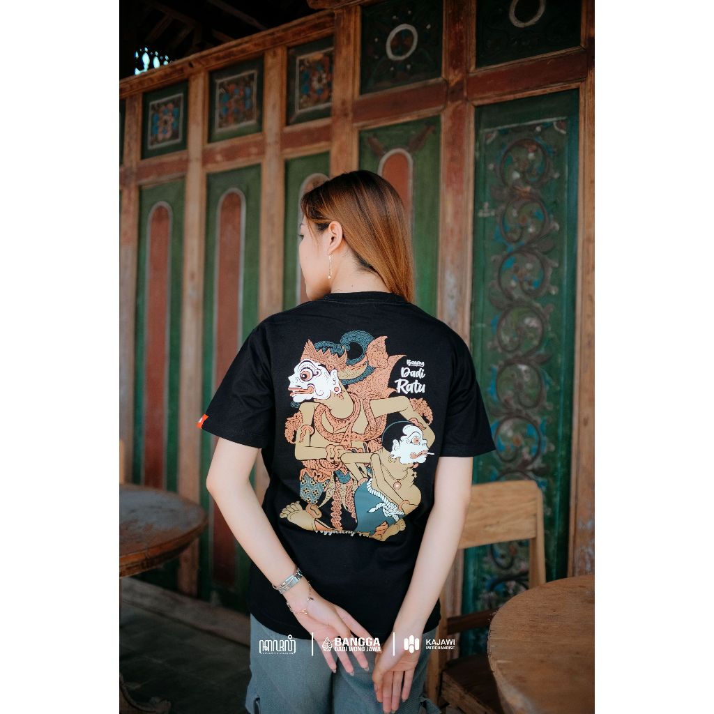 Kajawi Kaos Bagong Dadi Ratu Baju Distro Wayang Bagong Pria dan Wanita Bahan Premium