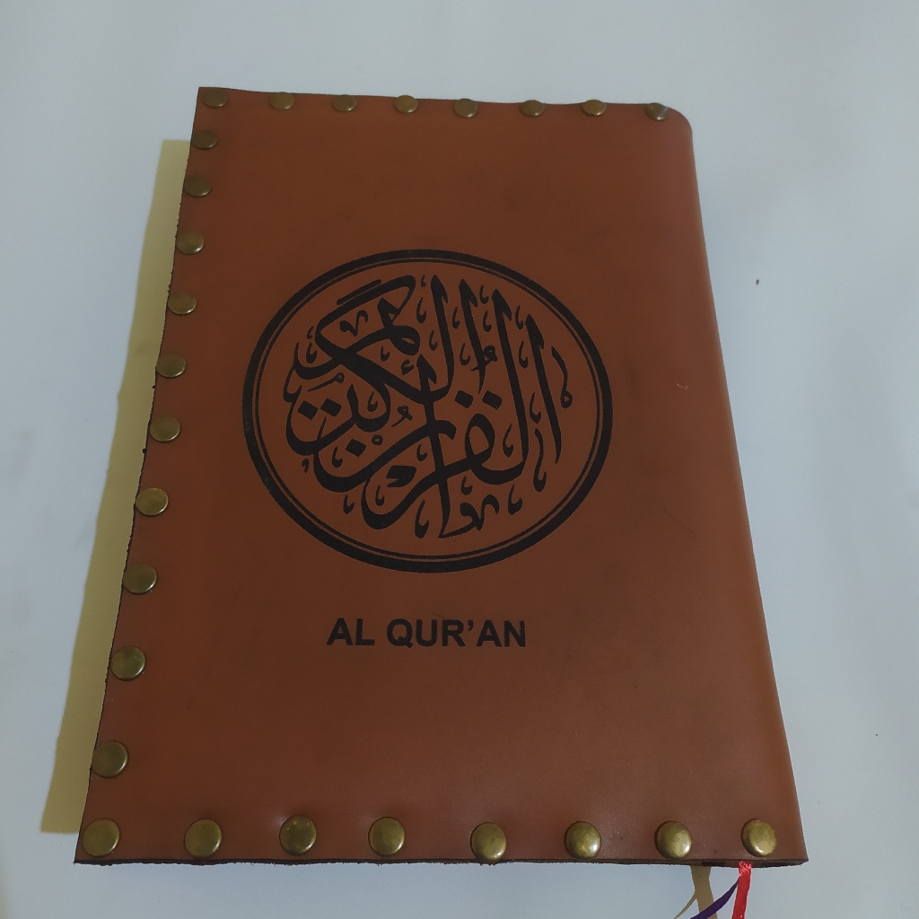 Sampul Alquran Kulit Custom Grafir Laser / Cover Alquran Kulit Kuat Dan Tahan Lama Sultan Leathers