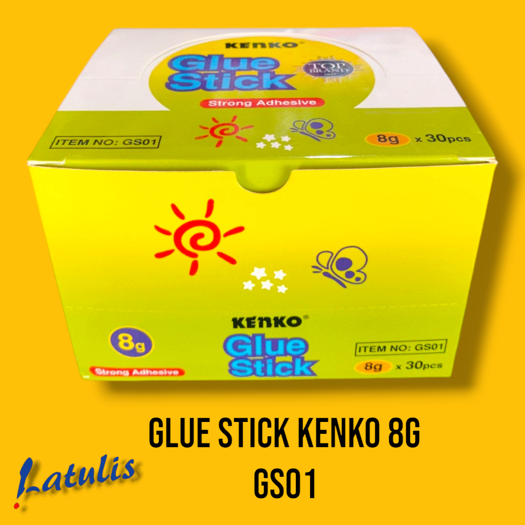 

KENKO GLUE STICK / Lem Stik / Lem Batang 8 Gr (30pcs)