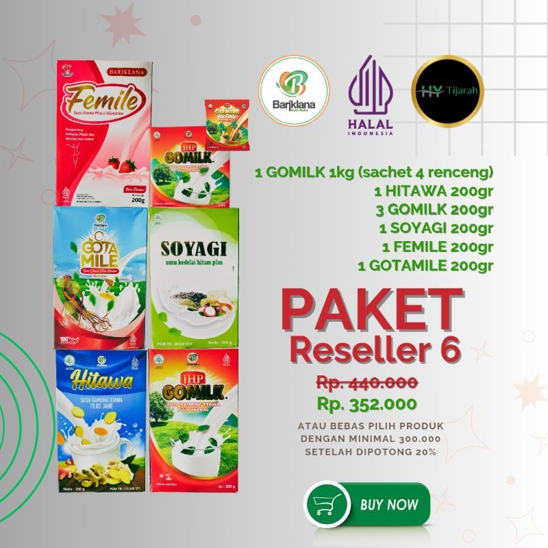 

PAKET RESELER( Kusus untuk reseller yg sudah terdaftar).