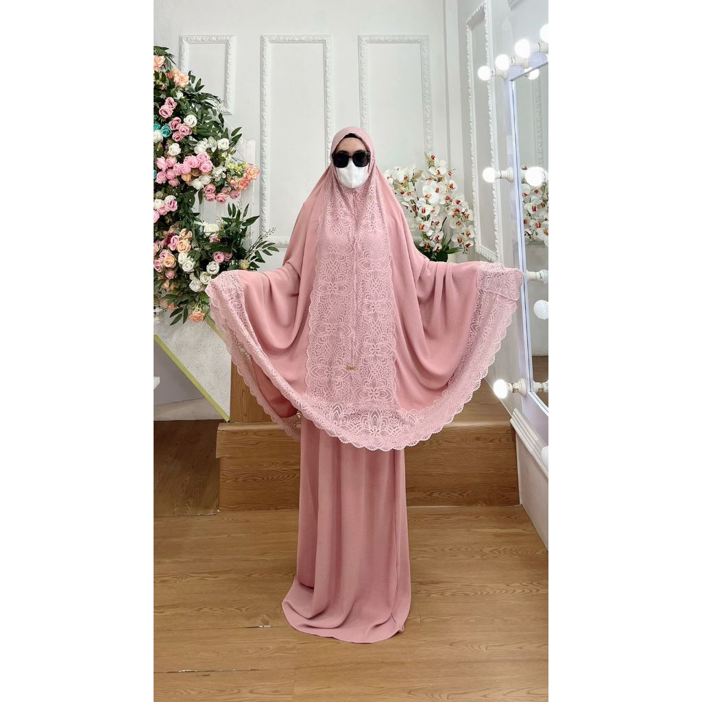 BISA COD TERBARU Mukena Dewasa Kode-212 All Size Bahan Kringkel Airflow Premium By Ory AjeZas Colle