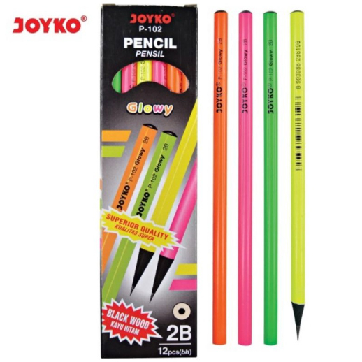 

TBMO PACK PENSIL JOYKO 2B P-102 GLOWY ISI 12PCS