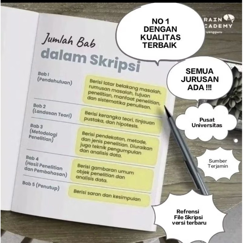 paket contoh skripsi