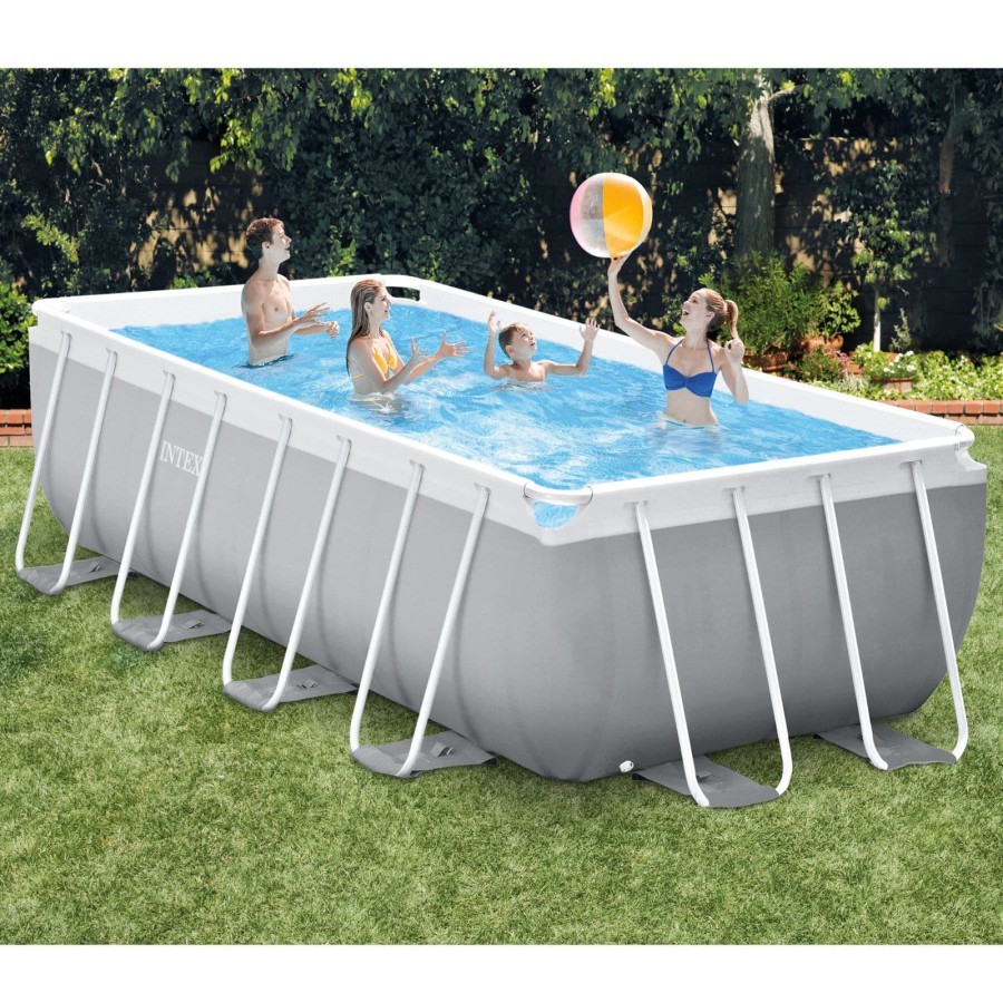 Kolam Renang Keluarga INTEX 26788 Prism Frame Rectangular Family Pool