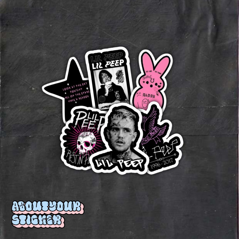 

Sticker Pack Lil Peep Vol.1 6 pcs Anti Air//Termurah//Bisa Cod