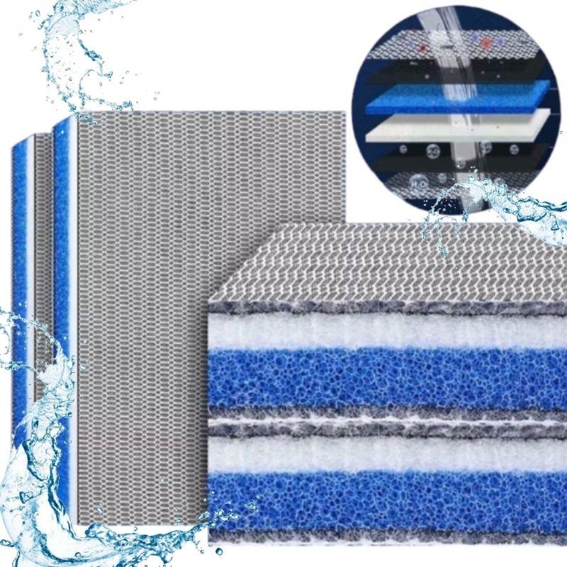 BUSA FILTER ROSSTON / KANDILA BUSA 8D 30 X 40CM AQUARIUM FILTERMAT HONEY COMB MEDIA FILTER AQUARIUM