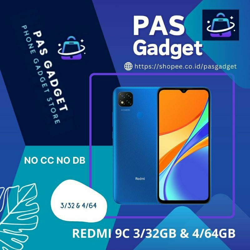 Redmi 9C 3/32GB & 4/64GB