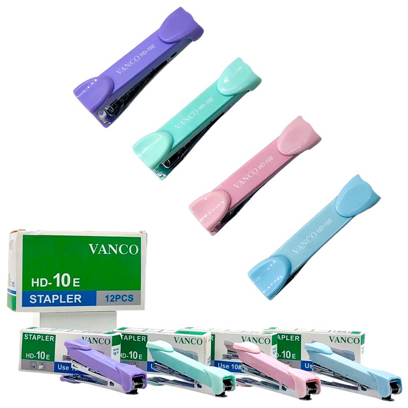 

STAPLER HD-10E VANCO PASTEL COLOUR / ALAT JEPRETAN