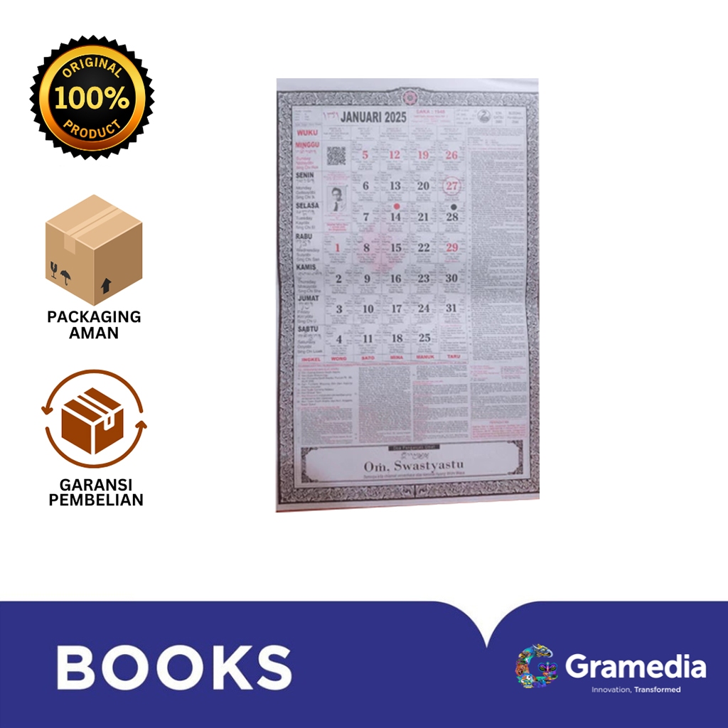 

Gramedia Bali - KALENDER DINDING 2025 BANGBANG GDE RAWI