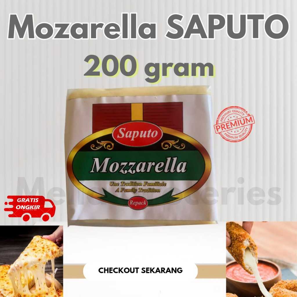 

Mozarella Saputo 200gr / Keju Mozarella Saputo 200gr