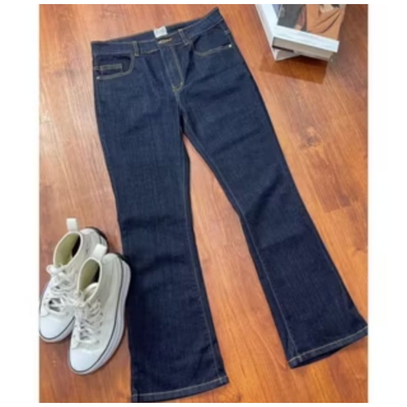 Ayra Olshop| Bawahan Wanita| celana jeans cutbray beanpole