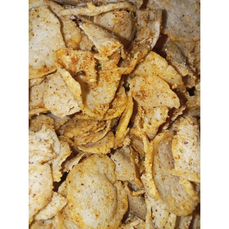 

krupuk kerupuk kripik keripik basreng pedas daun jeruk renyah enak makanan viral