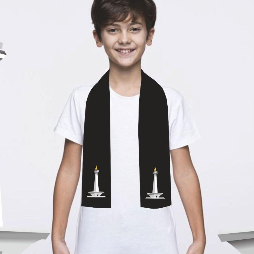 KF7 Cukin monas  syall betawi  cukin betawi  selendang betawi  cukin anak