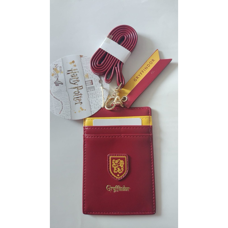 

Harry Potter x Miniso x HARRY POTTER Gryffindor lanyard gantungan kartu name tag card holder