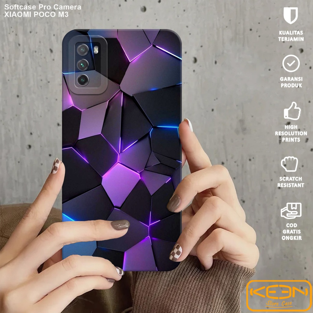 Case Xiaomi Poco M3 - Casing Hp Xiaomi Poco M3 Motif Abstrak - Softcase Xiaomi Poco M3 - Softcase Hp