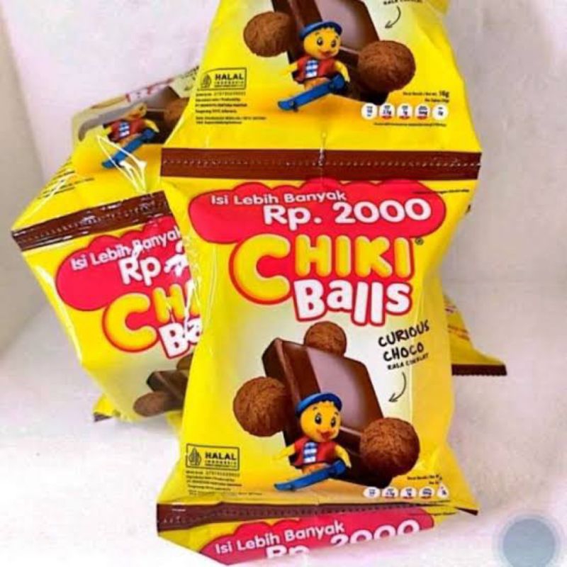 

Chiki Balls Rasa Curious Choco 16gr x 10pcs