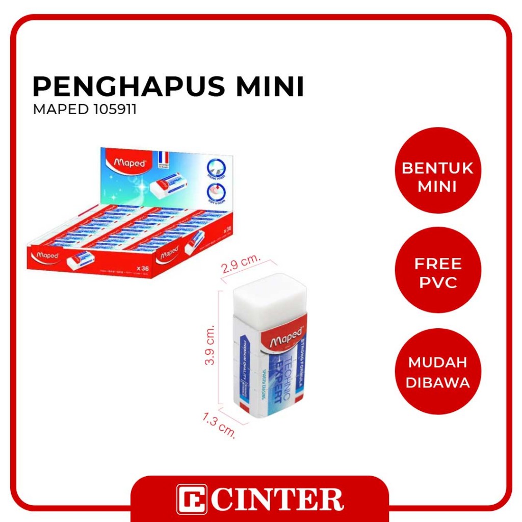 

MAPED - PENGHAPUS / ERASER TEHNIC EXPERT MINI 105911