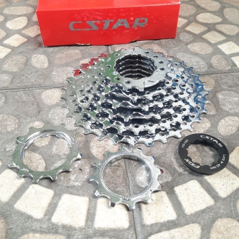 Sprocket Cassette Slop Sepeda 7 8 Speed Chrome CSTAR 11-32T 7 Speed 11-28T Lipat MTB Fixie Minion | 