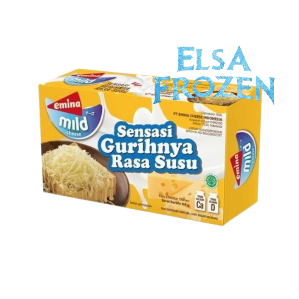 

EMINA MILD CHEESE RASA SUSU 165GR /KEJU CHEDDAR