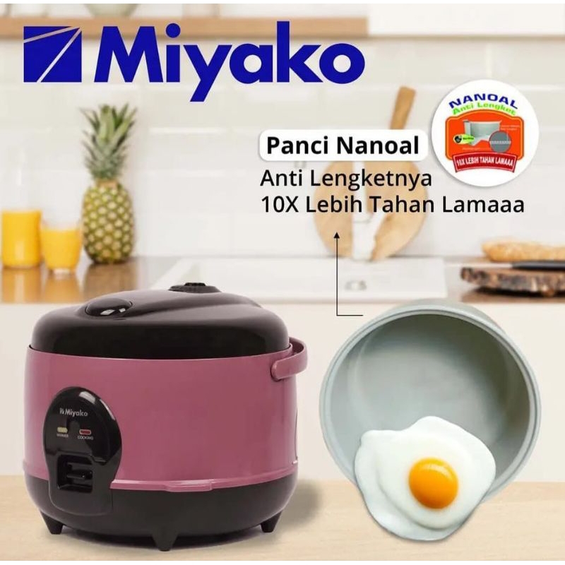 Miyako magiccom mcm 512 SBC kapasitas 1,2 liter / MCM 512 SBC / ricecooker miyako