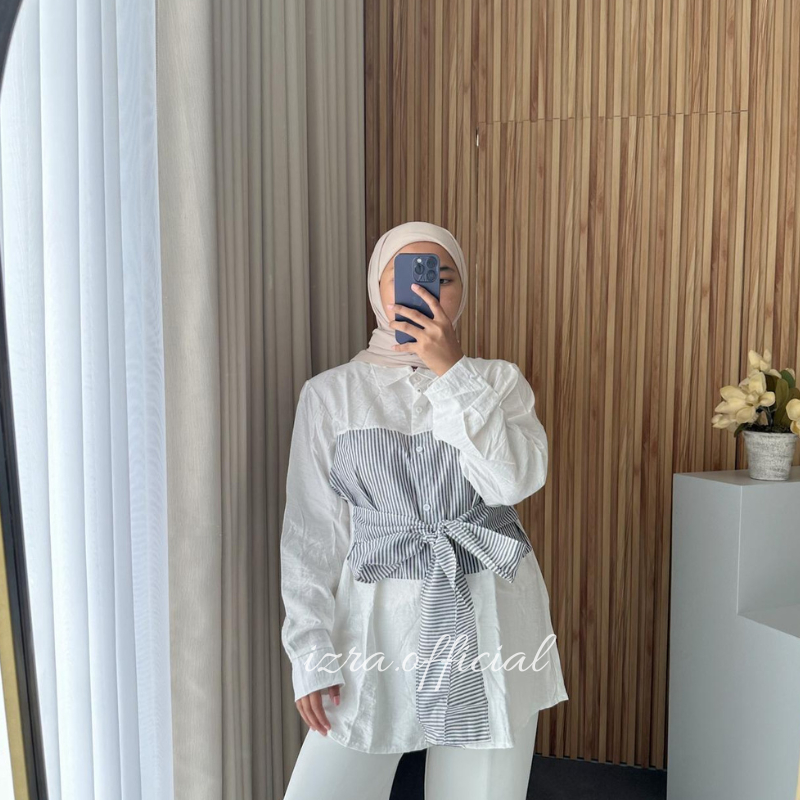 kemeja wanita shanzu kemeja wanita jumbo bigsize S-M-L-XL-2XL-3XL-5XL Korean style bahan