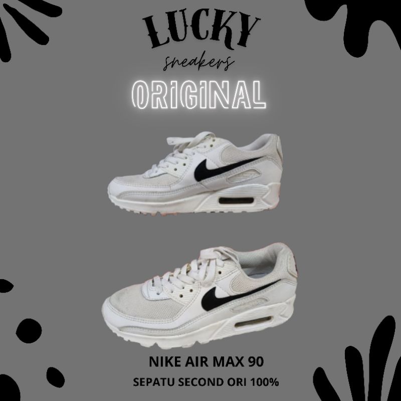 Sepatu Ori Second Nike Air Max 90 By Lucky Sneakersz