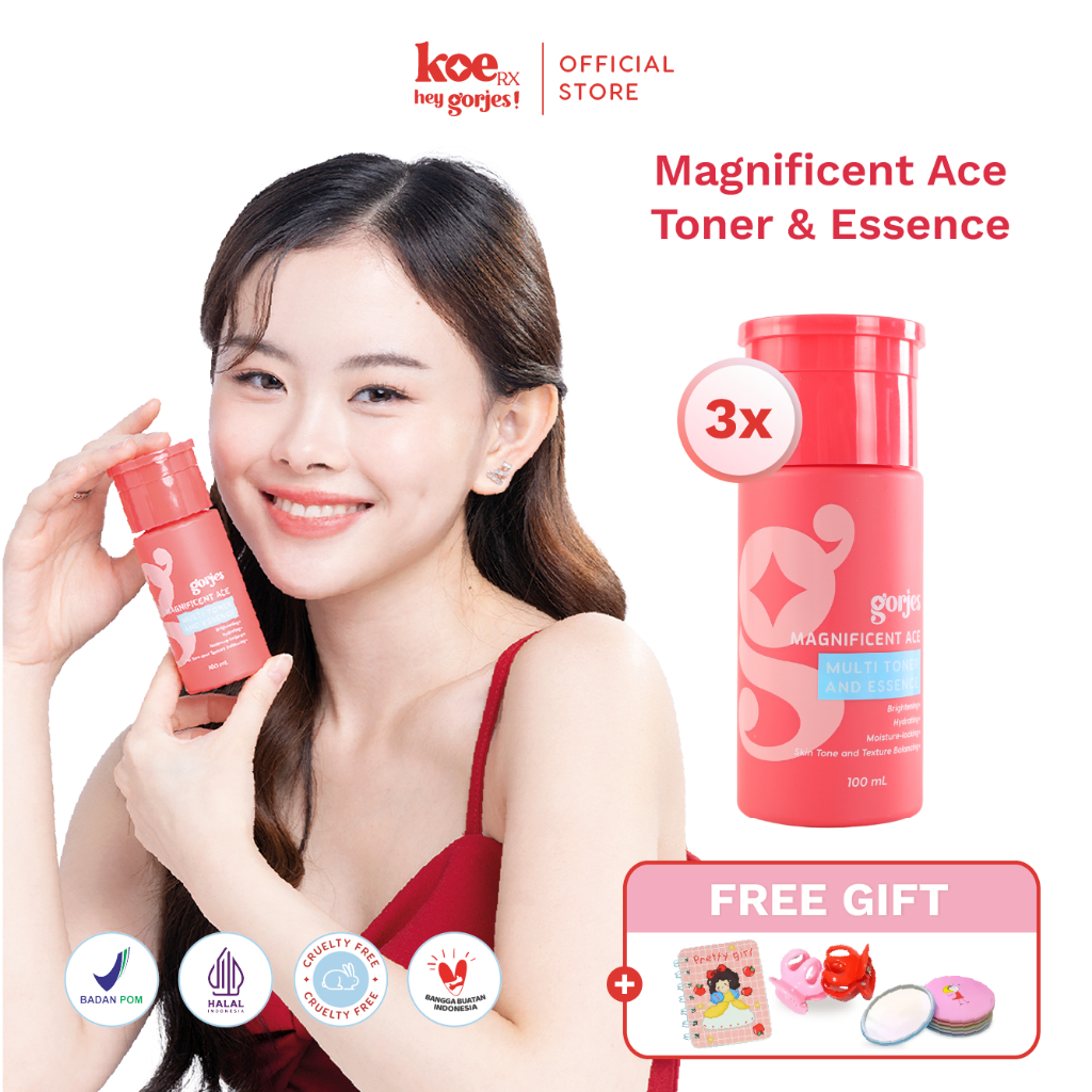 KOErx | Gorjes Magnificent Ace Multi Toner and Essence 100 mL x3