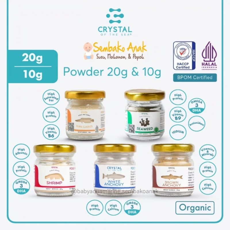 Crystal of the Sea Food Powder