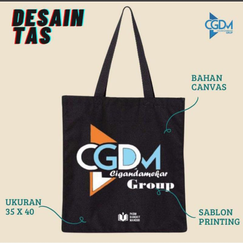 

totebag canvas custom.unisex