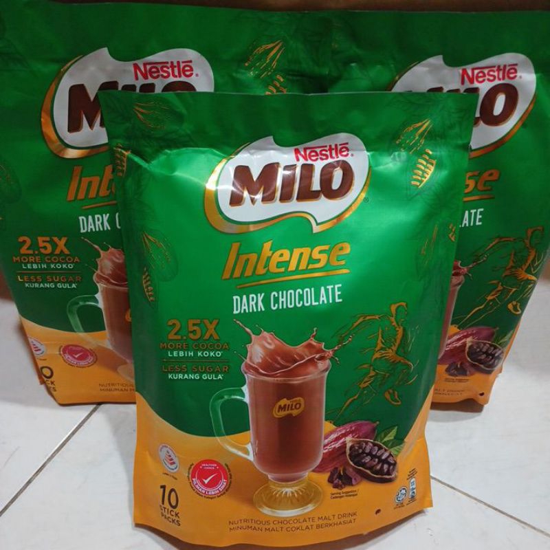 

Milo Intense Dark Choco malaysia 10 Stick