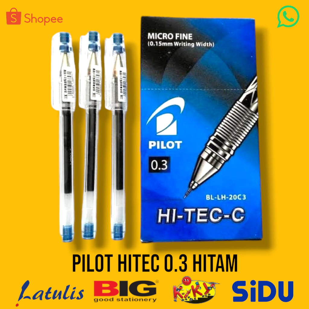 

Pulpen HI-TEC-C HITEC PILOT 0.3mm