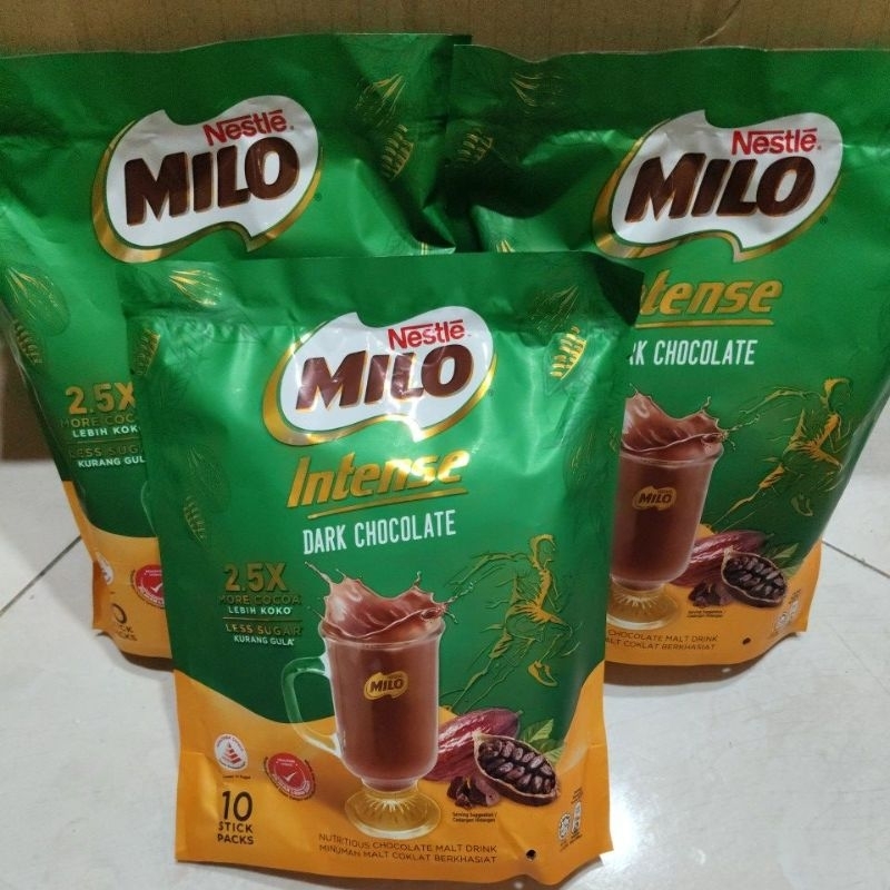 

Milo Intense Dark Choco Original malaysia 10 Stick