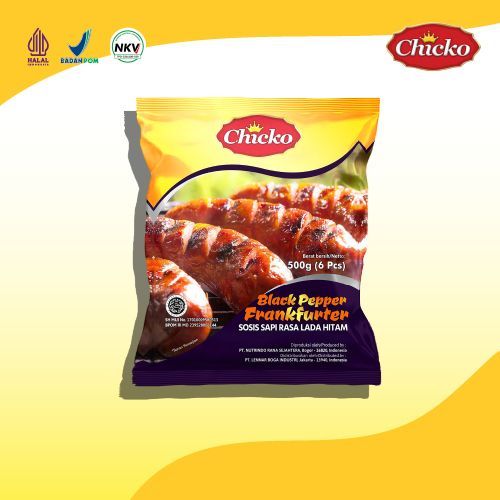 

Chicko Sosis Jumbo Lada Hitam 500 gram ( isi 6 pcs )