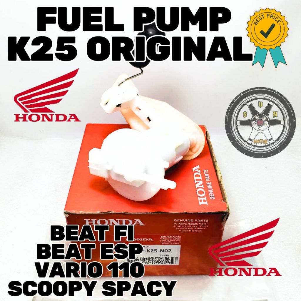 FUEL PUMP ORI K25 HONDA BEAT FI K25 FUEL PUMP BEAT ESP SCOOPY FI SCOOPY ESP VARIO 110 FI BEAT POP AS