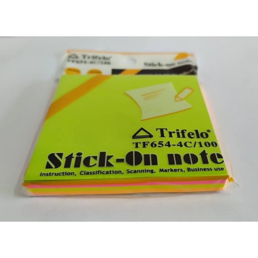 

Trifelo Stick On Note TF654-4C/100