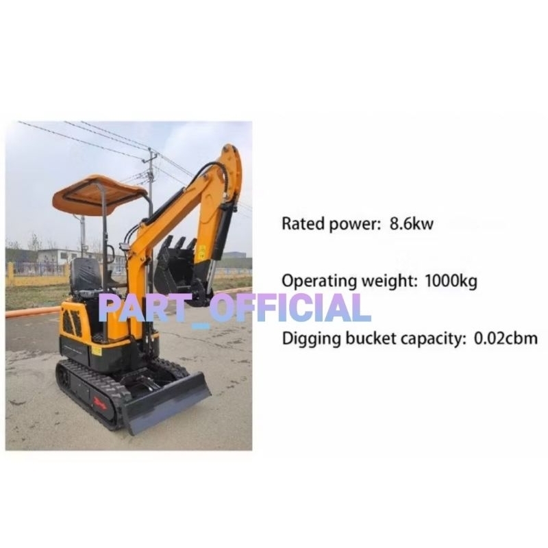 EXCAVATOR MINI//ALAT BERAT EKSCAVATOR MINI( KAPASITAS 1 TON )