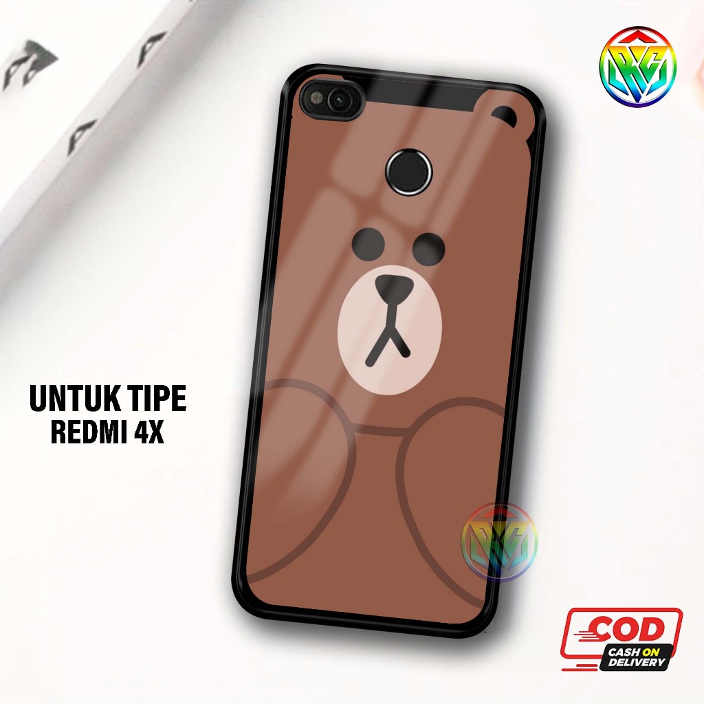 Real Case Xiomi Redmi 4X Terbaru Case kilau - New Case Glossy casing Hp Xiomi Redmi 4X [Motif CUTE] 