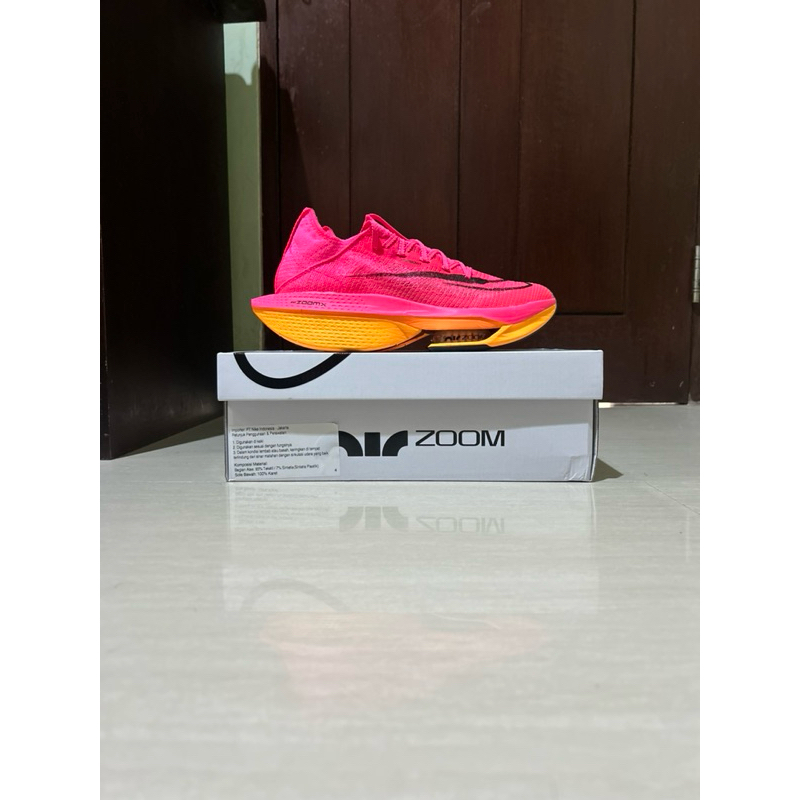 Nike air zoom alphafly next 2% hyper pink laser