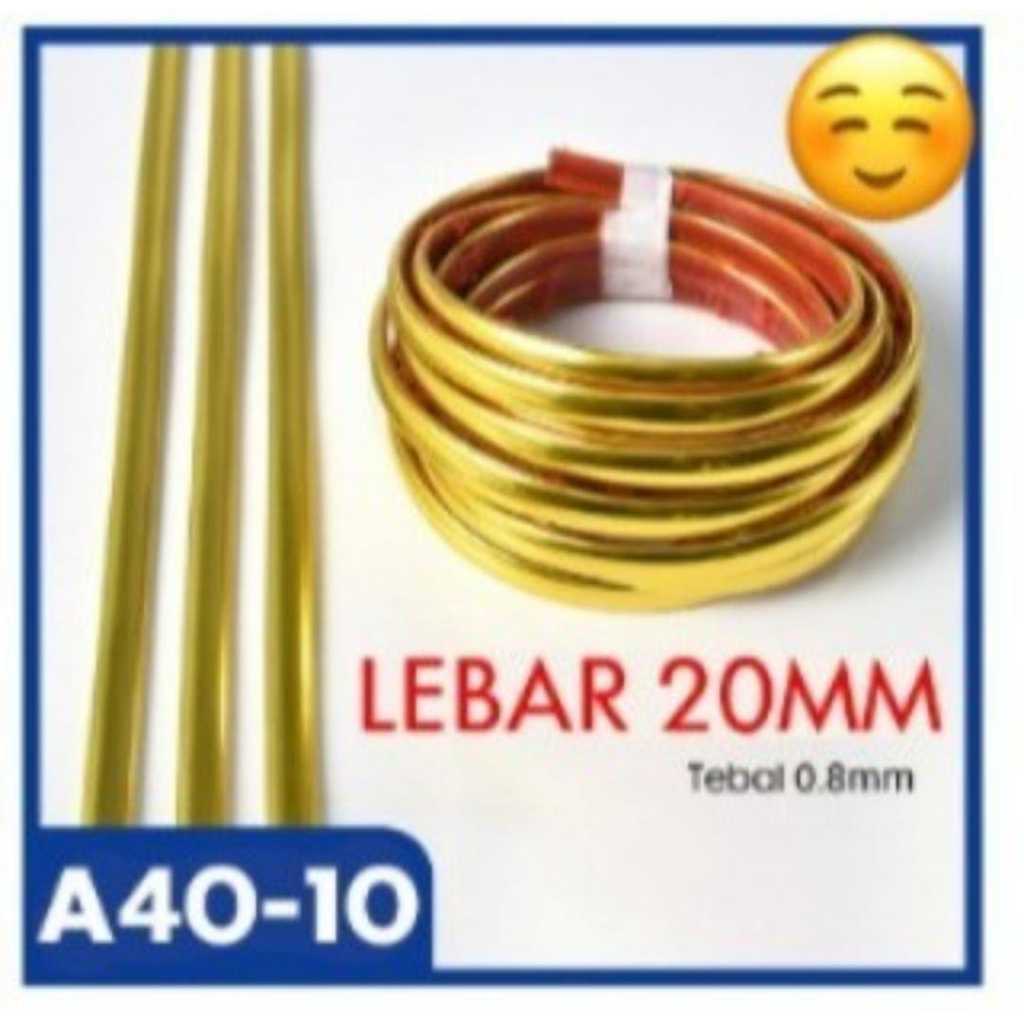 Strip list dinding gold strip molding - 20mm - 30mm