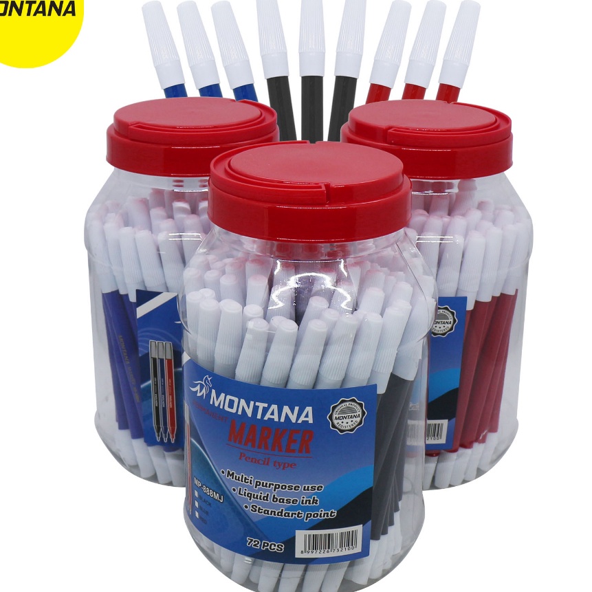 

Murah Montana Spidol Marker Permanent Kecil Jar Spidol Permanent MP888MJ