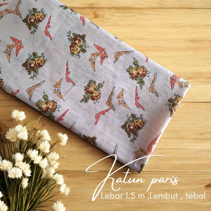 kain katun paris premium motif / bahan paris motif