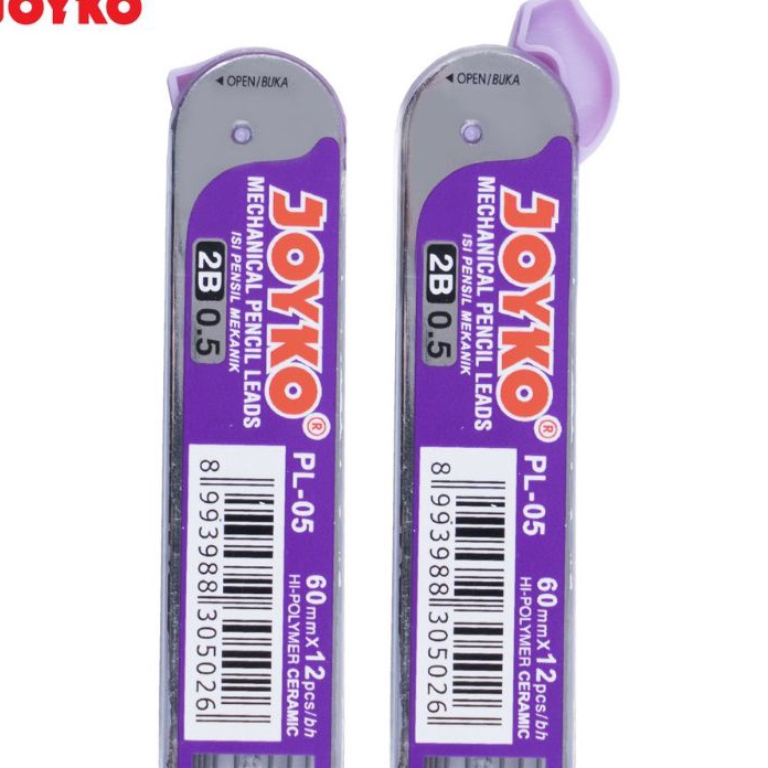 

KP8 Isi Pensil Mekanik 5 Joyko PL 5 2B 1pak12tube