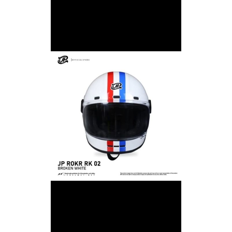 helm jp rokr putih rk02