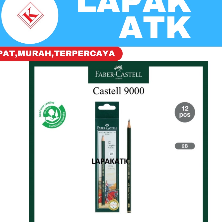 

Super Pensil 2b Faber castell lusin