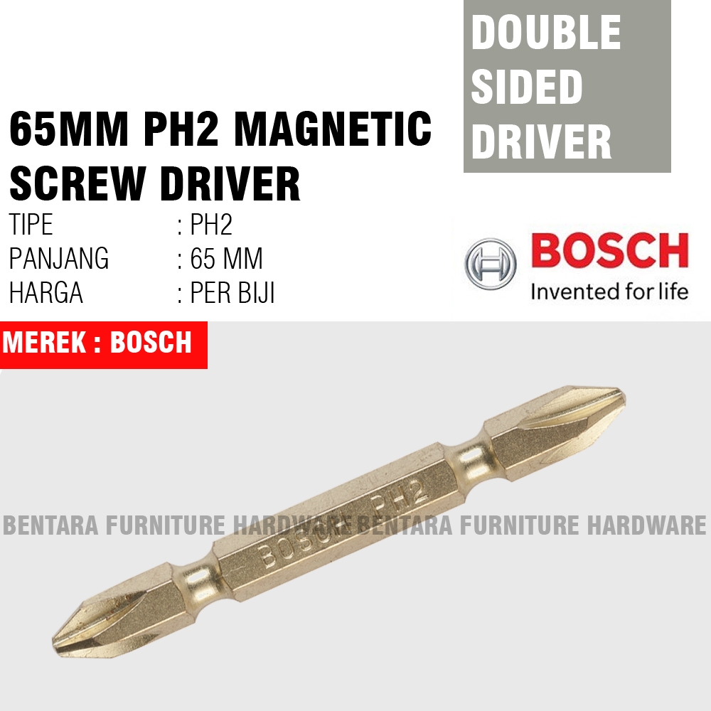 Driver 45MM 65MM Mata Bor Obeng (Magnet) PH2