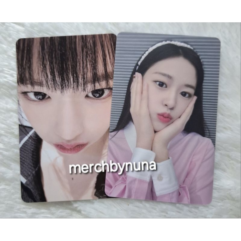 Photocard Yujin Ive Lucky Draw Withmuu Zoom I've & Soundwave Album Love Dive 'Yujin Pink'  Official