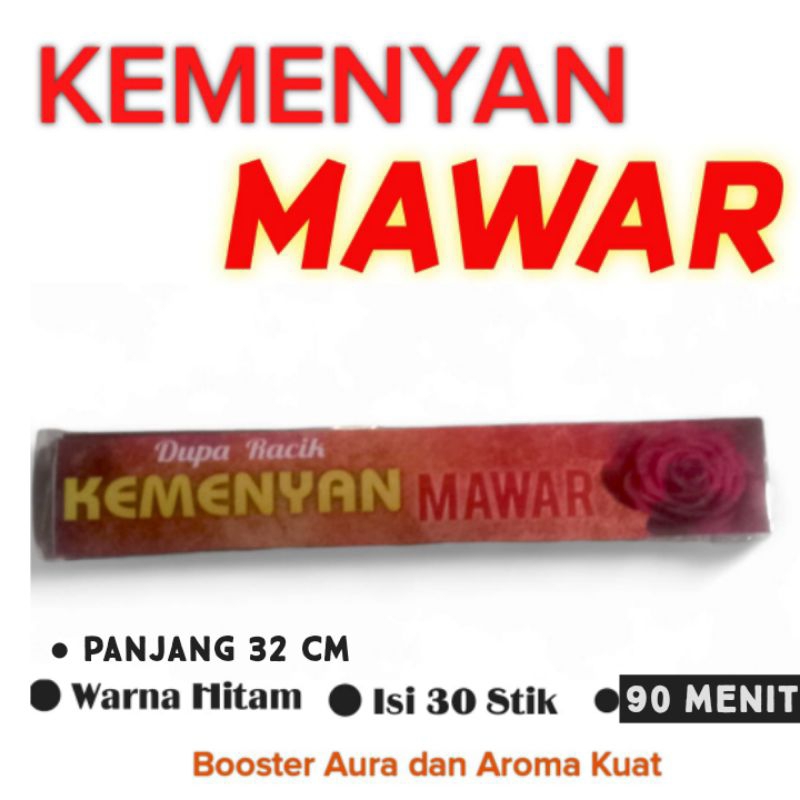 Dupa Kemenyan Mawar Racik Booster Energi
