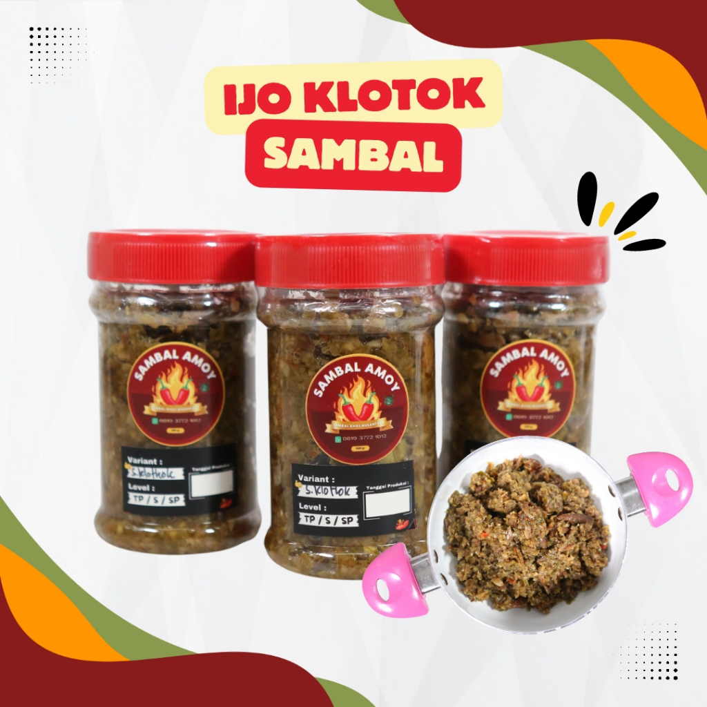 

Amoy Sambal Ijo Klotok (Ikan Asin Peda) 150gr | Garansi Enak 100% & Halal